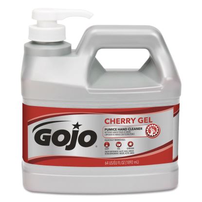 Cherry Gel Pumice Hand Cleaner, Cherry Scent, 0.5 gal, 4/Carton1