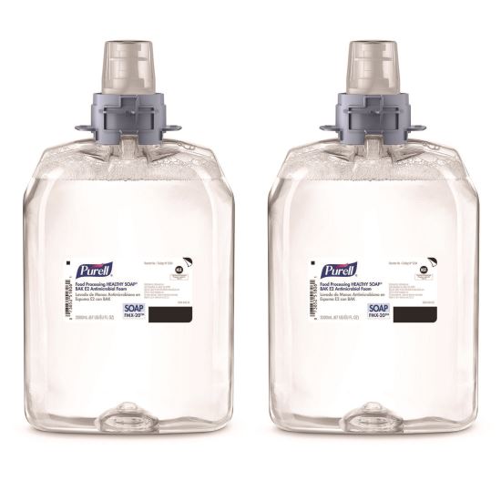 Food Processing HEALTHY SOAP BAK E2 Antimicrobial Foam Refill, For FMX-20 Dispensers, Fragrance-Free, 2,000 mL, 2/Carton1