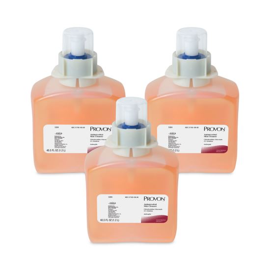 Antimicrobial Skin Cleanser Refill, For FMX-12 Dispenser, Unscented, 1,200 mL, 3/Carton1