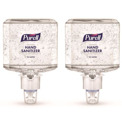 Food Processing Advanced Hand Sanitizer E3 Gel, 1,200 mL Bottle, Fragrance-Free, For ES6 Dispensers, 2/Carton1