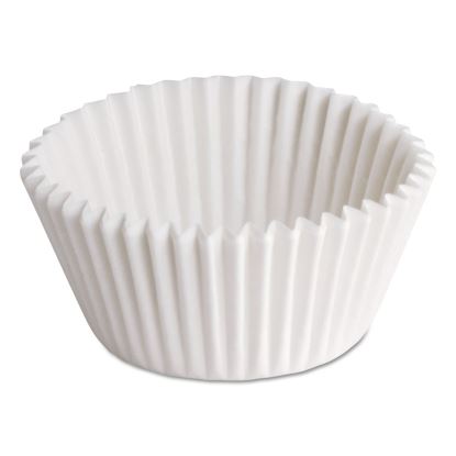 Fluted Bake Cups, 0.75 oz, 1.25 x 0.88 x 0.88, White, Paper, 500/Pack, 20 Packs/Carton1