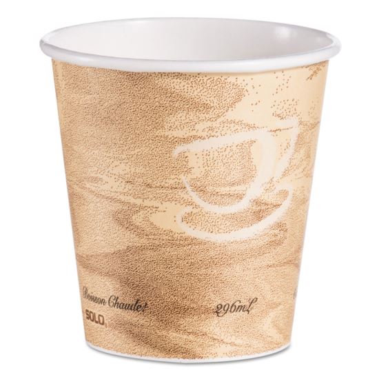 Mistique Hot Paper Cups, 10 oz, Brown, 1,000/Carton1