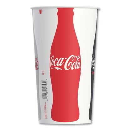 Double Sided Poly (DSP) Paper Cold Cups, 44 oz, Coca-Cola Design, 500/Carton1