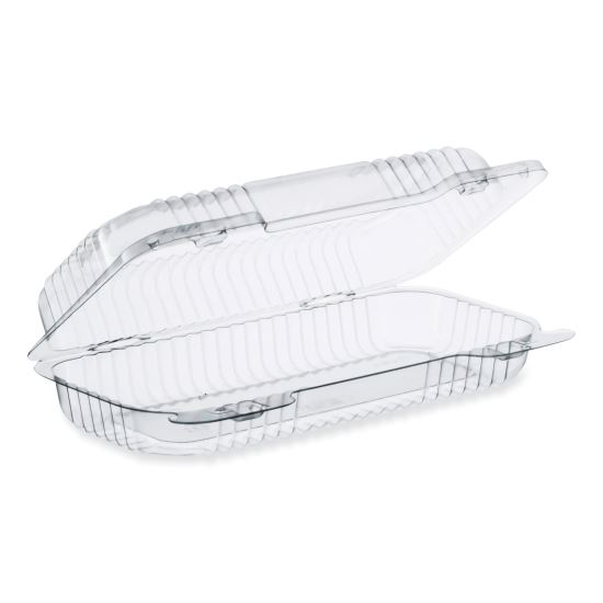 StayLock Clear Hinged Lid Containers, 4.5" x 8.5" x 2.1", Clear, Plastic, 250/Carton1