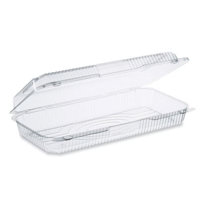 StayLock Clear Hinged Lid Containers, 8 x 13.38 x 2.6, Clear, Plastic, 200/Carton1