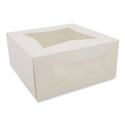 Bakery Boxes, 9 x 9 x 4, White, Paper, 150/Carton1