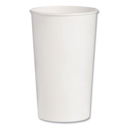 Double Sided Poly (DSP) Paper Cold Cups, 44 oz, White, 500/Carton1