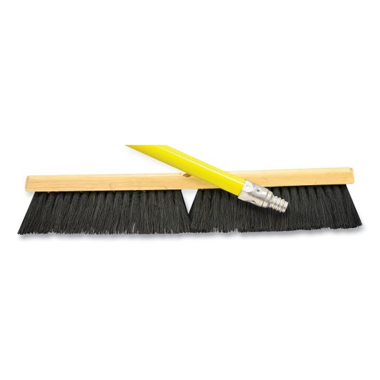 Tampico Push Broom Kit, 36" x 60" Metal Handle, Black/Yellow1