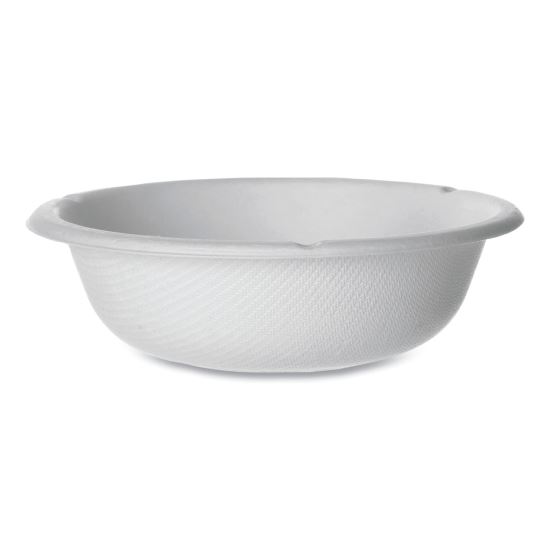 Vanguard Renewable and Compostable Sugarcane Bowls, 6 oz, White, 1,800/Carton1
