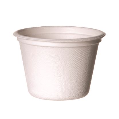 Vanguard Renewable and Compostable Sugarcane Portion Cups, 4 oz, White, 1,000/Carton1