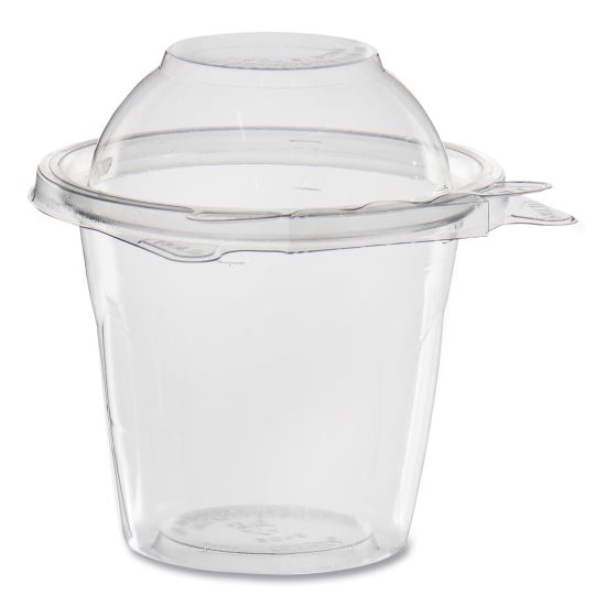 SafeSeal Tamper-Resistant, Tamper Evident Bowls, Dome Lid, 12 oz, 4.36 x 8.84 x 4.52, Clear, Plastic, 256/Carton1