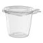 SafeSeal Tamper-Resistant, Tamper Evident Bowls, Flat Lid, 12 oz, 4.36 x 8.84 x 3.51, Clear, Plastic, 256/Carton1