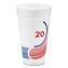 Breeze Hot/Cold Insulated Foam Drinking Cups, 20 oz, Red/White/Blue, 500/Carton1
