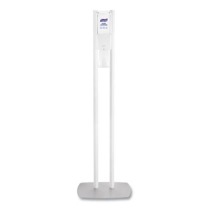 ES10 Dispenser Floor Stand with Automatic Hand Sanitizer Dispenser, 15.56 x 11.75 x 51.82, White1
