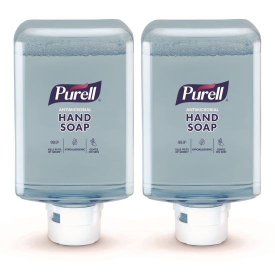 Antimicrobial Foaming Hand Soap Refill, For ES10 Dispensers, Plum Scent, 1,200 mL, 2/Carton1