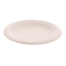 EarthChoice PFAS Free Compostable Dinnerware, Plate, Sugarcane, 6" dia, Natural, 1,000/Carton1
