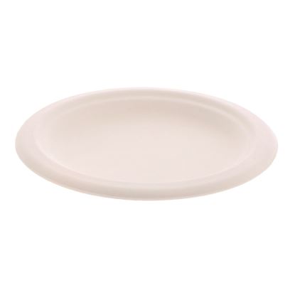EarthChoice PFAS Free Compostable Dinnerware, Plate, Sugarcane, 6" dia, Natural, 1,000/Carton1