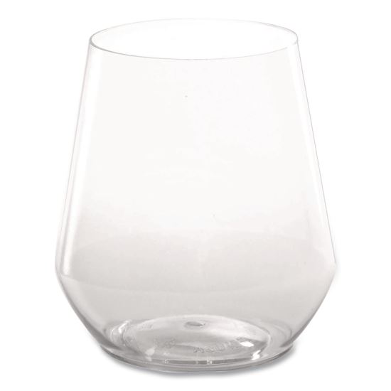 Reserv Stemless Glassware, 12 oz, Clear, 16 Cups/Tray, 4 Trays/Carton1