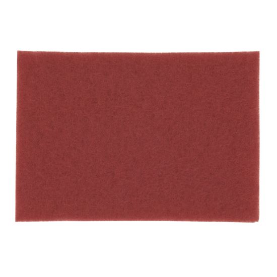 Low-Speed Buffer 5100 Floor Pads, 28 x 14, Red, 10/Carton1