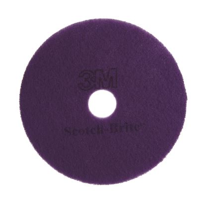 Diamond Floor Pads, 13" Diameter, Purple, 5/Carton1