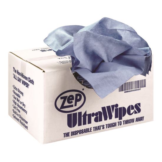 Ultra Wipes, 1-Ply, 14 x 12, Blue, 450/Carton1