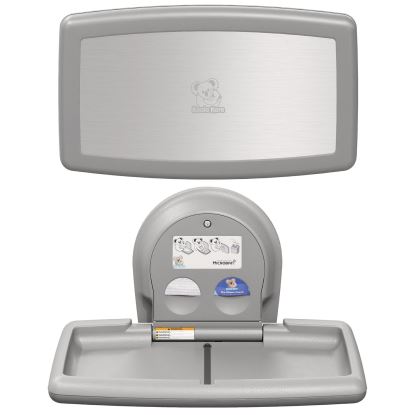 Horizontal Baby Changing Station, 35.94 x 20.75, Gray1
