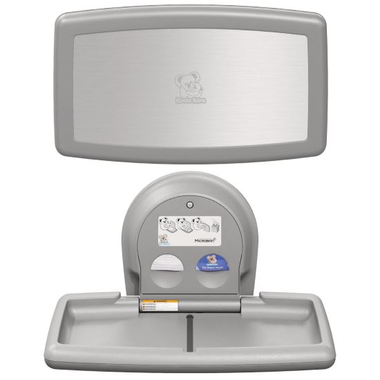Horizontal Baby Changing Station, 35.94 x 20.75, Gray1