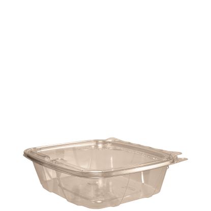 ClearPac SafeSeal rPET Tamper-Resistant/Evident Containers, Embossed Bottom, 24 oz, 6.37 x 7.15 x 1.86, Clear, 200/Carton1