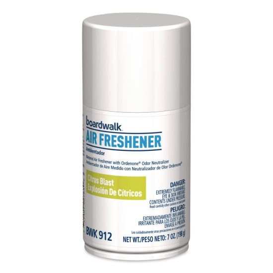 Metered Air Freshener Refill, Citrus, 7 oz Aerosol Can, 6/Carton1