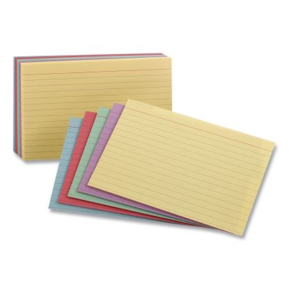 Ruled Index Cards, 3 x 5, Assorted Colors, 3,000/Carton1