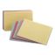 Ruled Index Cards, 3 x 5, Assorted Colors, 3,000/Carton1