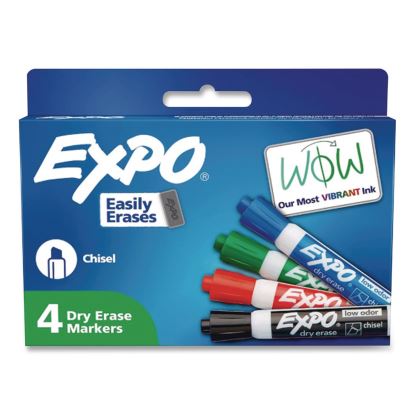 Low-Odor Dry-Erase Marker, Medium Bullet Tip, Assorted Colors, 48/Carton1