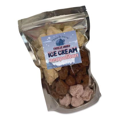 Freeze Dried Ice Cream, Neapolitan, 0.75 lb Bag, 12/Carton1