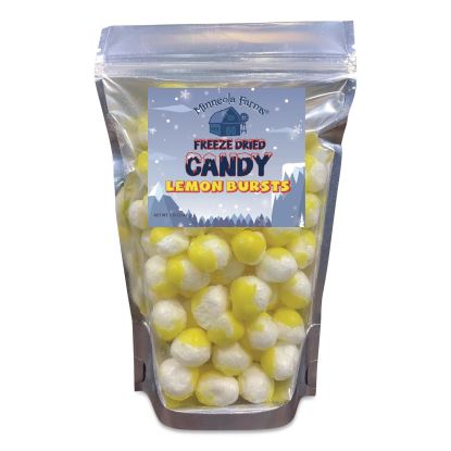 Freeze Dried Candy, Lemon Bursts, 1.12 lb Bag, 12/Carton1