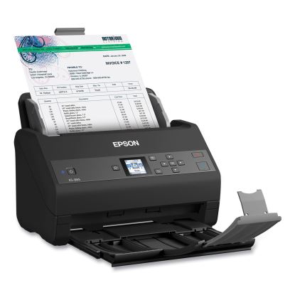 WorkForce ES-865 Color Duplex Document Scanner, 600 dpi Optical Resolution, 100-Sheet Duplex Auto Document Feeder1