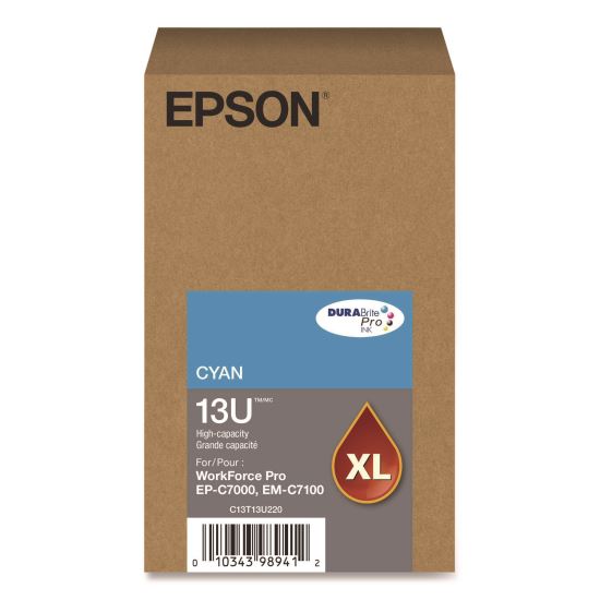 T13U220 (T13U) DURABrite Pro High-Yield Ink, 4,600 Page-Yield, Cyan1