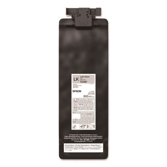 T51N720 (T51N) UltraChrome GS3 Eco-Solvent Ink, 800 mL, Light Black1