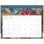 At-A-Glance Midnight Garden Monthly Desk Pad 1