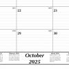 Cambridge Basic 2025-2026 Monthly Desk Pad Calendar, Compact, 17 3/4" x 11" 3