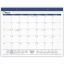 Cambridge Basic 2025-2026 Monthly Desk Pad Calendar, Standard, 21 3/4" x 17" 1