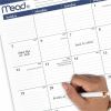 Cambridge Basic 2025-2026 Monthly Desk Pad Calendar, Standard, 21 3/4" x 17" 5