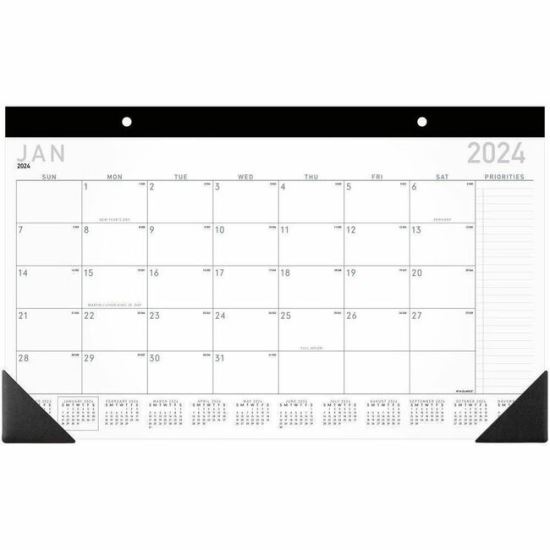 At-A-Glance Contemporary Monthly Desk Pad 1