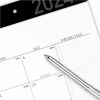 At-A-Glance Contemporary 2025 Monthly Desk Pad Calendar 21 3/4" x 17" 6