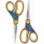 Westcott Titanium Bonded Non-Stick Scissors, 8" , Pointed, Gray/Yellow, Pack Of 2 1
