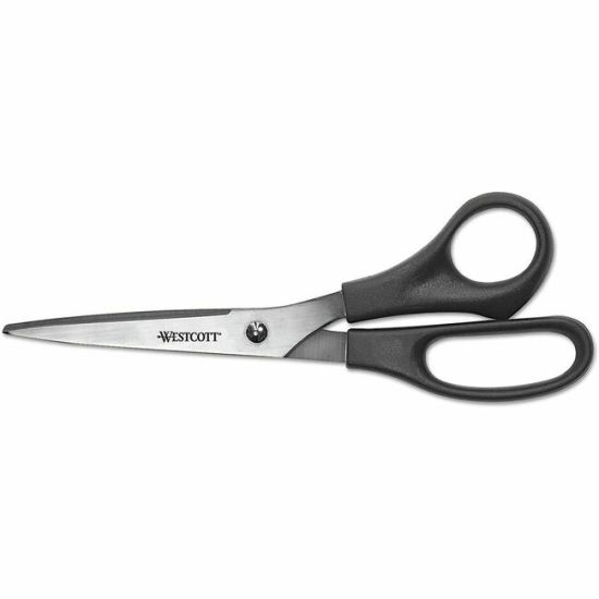 Westcott 8" Straight All-purpose Value Scissors 1