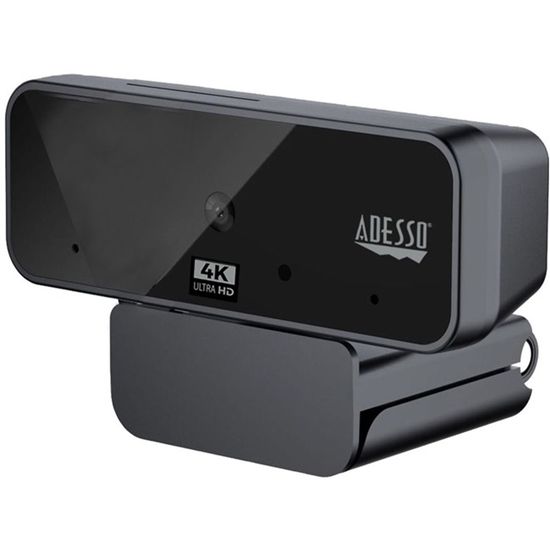 Adesso CyberTrack CyberTrack H6 Webcam - 8 Megapixel - 30 fps - Black - USB 2.0 1