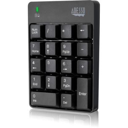 Adesso Wireless Spill Resistant 18-Key Numeric Keypad 1