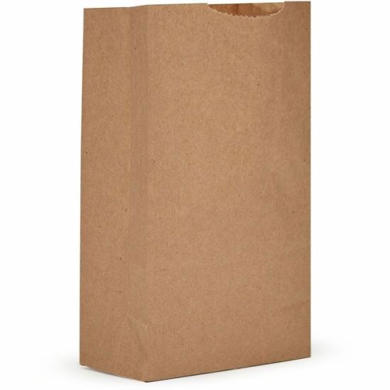 AJM #2 Extra Heavy-Duty Kraft Paper Grocery Bags 1