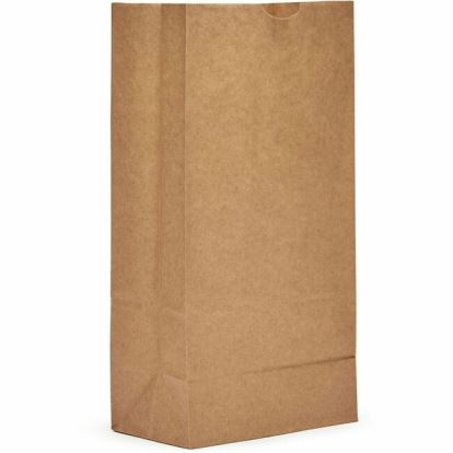 AJM #8 Extra Heavy-Duty Kraft Paper Grocery Bags 1