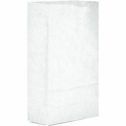 AJM #6 White Paper Grocery Bags 1